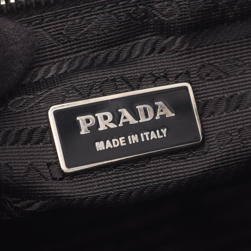 PRADA Black Leather Saffiano Shoulder Bag - Picture 4 of 9